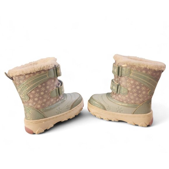 Disney Little Girls Frozen Elsa & Anna Winter Boots FZA21U016 Sz 9 Lights up - Picture 6 of 8